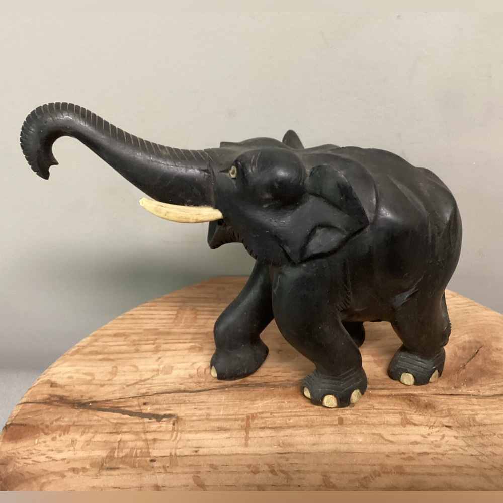 ⚫️ Vintage - Rare - Old - Solid Wood Crafted - Collectible - Hand Carved - Picture 2 of 16
